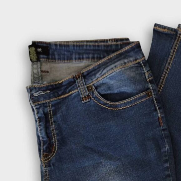 Lane Bryant Womens Jeans Sz 22 Plus Distress Wash Straight No Button Stretch - Picture 4 of 9